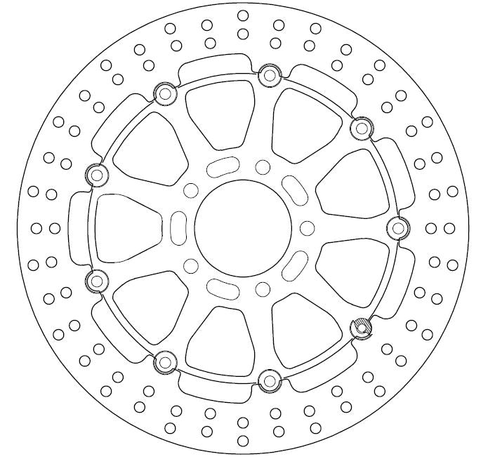 Disque de Frein Suzuki Ø320x91x69 NbTrou5xØ10.5