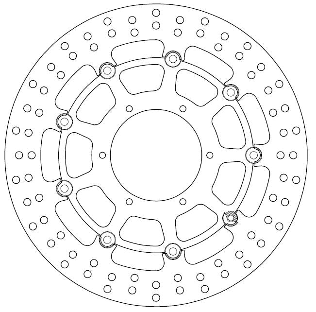 Honda Brake Disc Ø310x110x94 NbTrou6xØ6.5