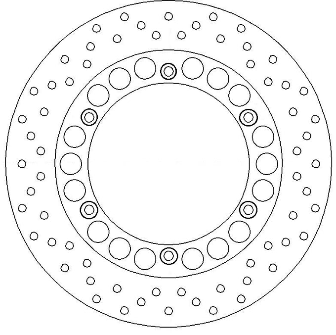 Yamaha Brake Disc Ø267x150x132 NbTrou6xØ8.5