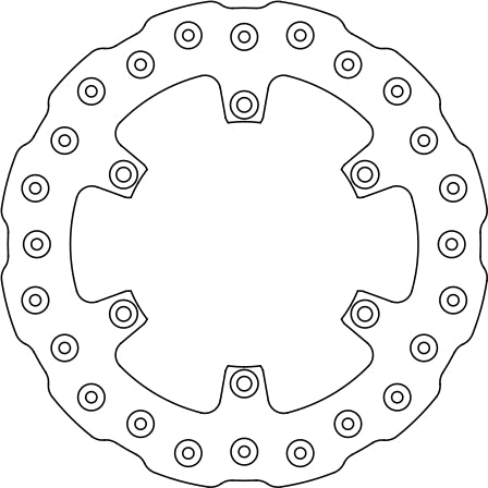 KTM Brake Disc Ø220x125x110 NbTrou6xØ6.5