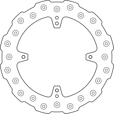 Honda Brake Disc Ø240x140x121.5 NbTrou4xØ6.5