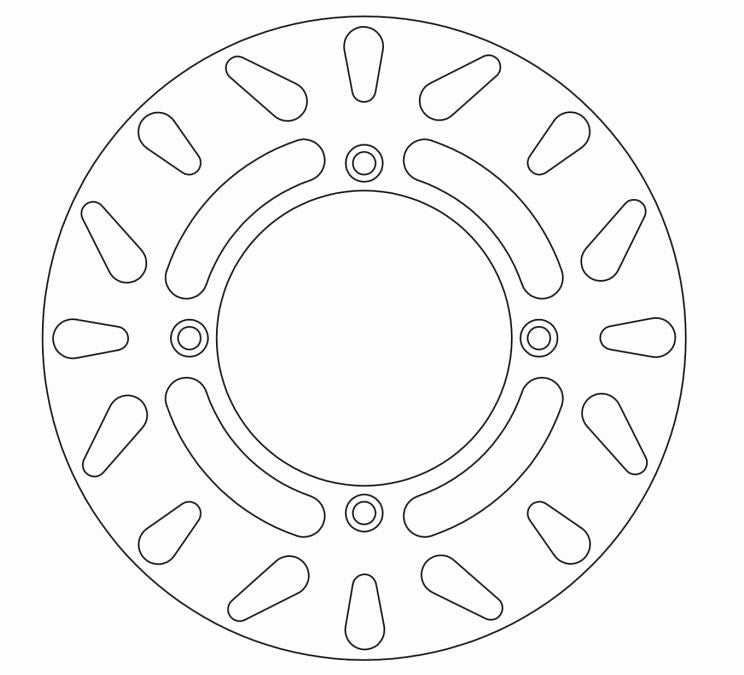 Kawasaki Brake Disc Ø184x100x84 NbTrou4xØ6.5