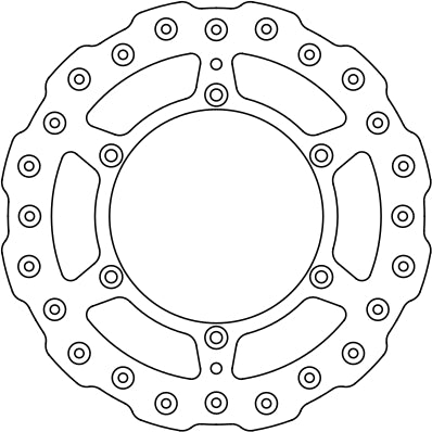 Suzuki Brake Disc Ø240x134x118 NbTrou6xØ6.5