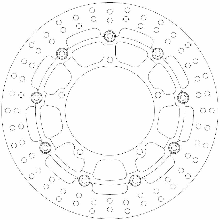 Yamaha Brake Disc Ø320x150x132 NbTrou5xØ8.5