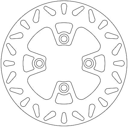 Disque de Frein Suzuki Ø220x86.1x64.5 NbTrou4xØ10.5