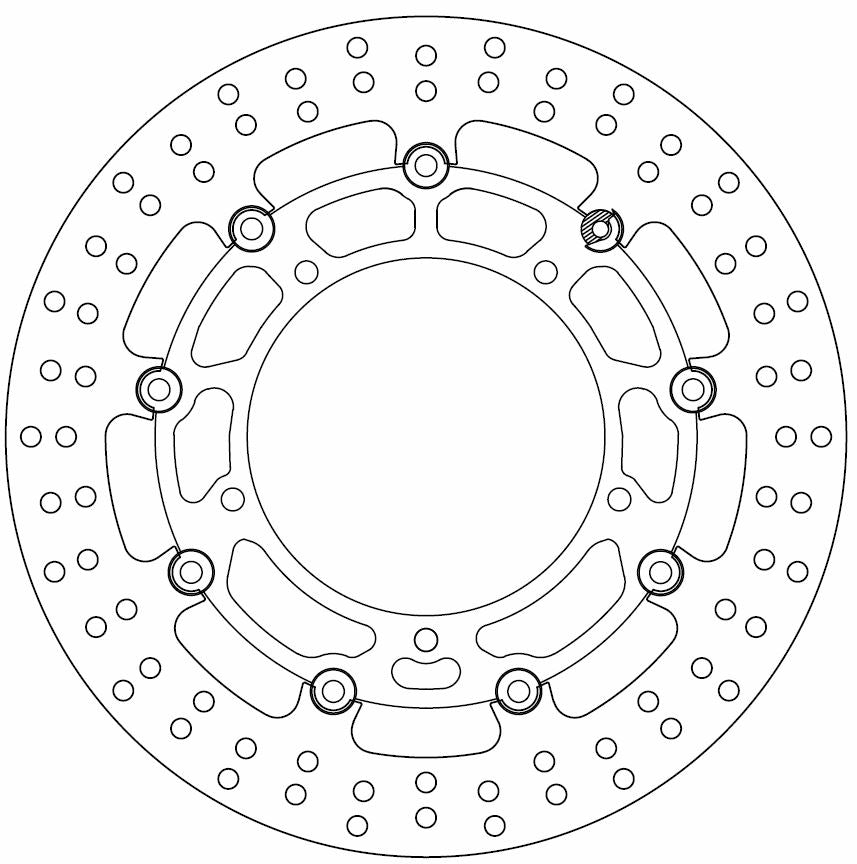 Yamaha Brake Disc Ø310x150x132 NbTrou5xØ8.5