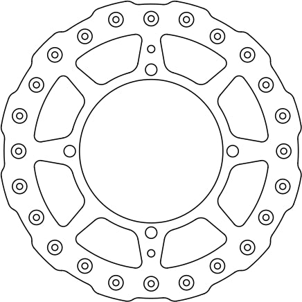 Disque de Frein Suzuki Ø250x134x118.2 NbTrou4xØ9.3