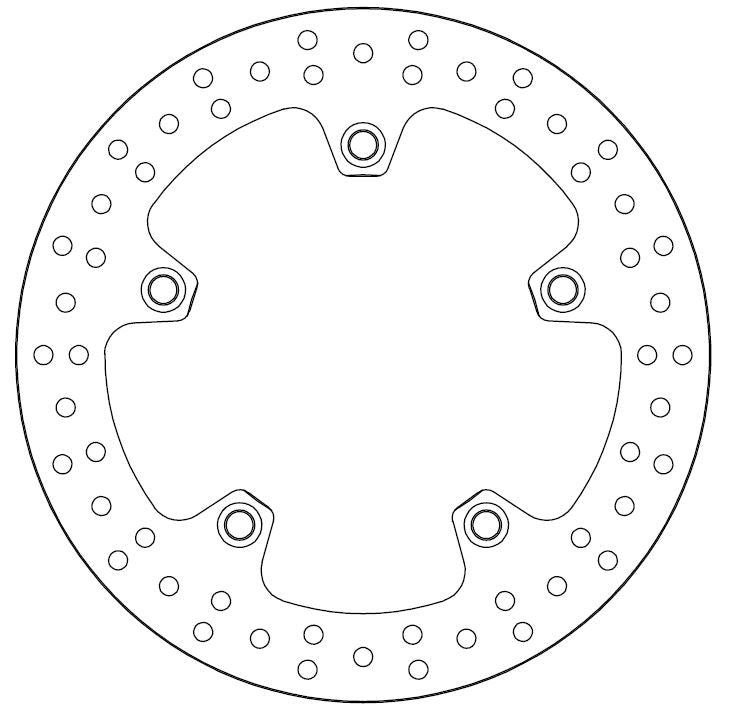 Brake Disc Bmw K1200 R/S Ø265x160x136.5 NbTrou5xØ10.5