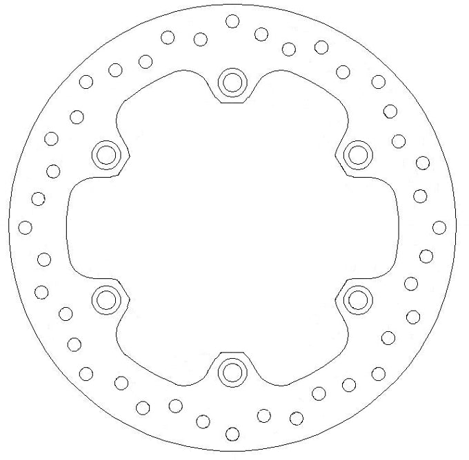 Disque de Frein Honda Ø256x166x144.4 NbTrou6xØ10.5