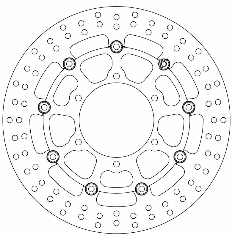 Suzuki Brake Disc Ø310x120x102 NbTrou6xØ8.15