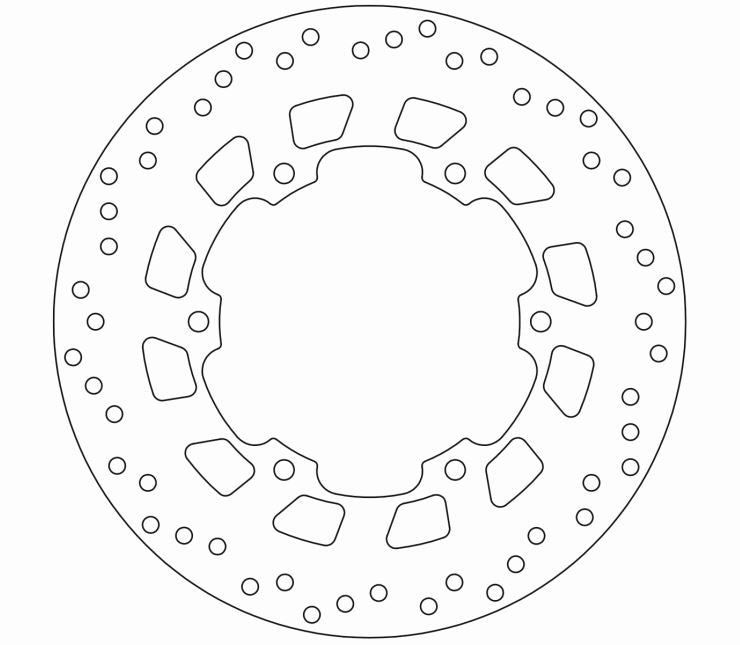 Yamaha Brake Disc Ø270x146.2x128.3 NbTrou6xØ8.6