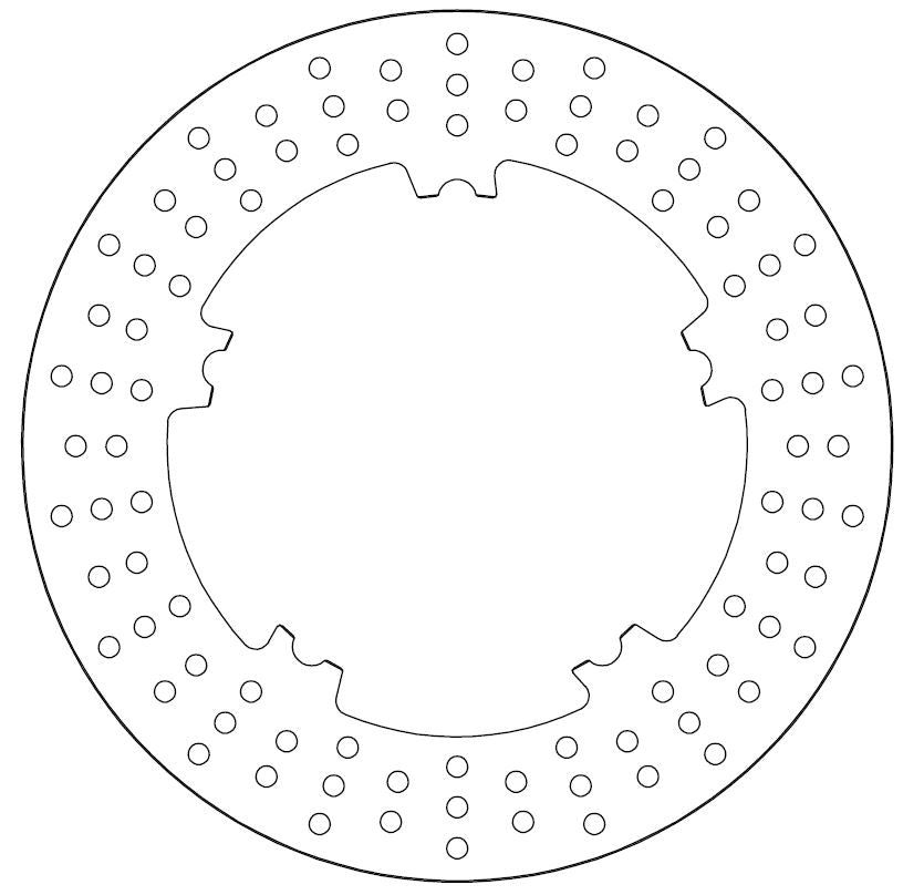 Harley Remschijf Ø300x172,5x172,5 NbHole5xØ13,5