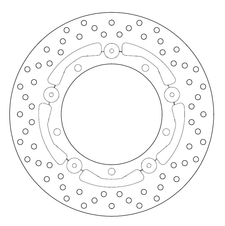 Yamaha Remschijf Ø267x150x132 NbHole5xØ9