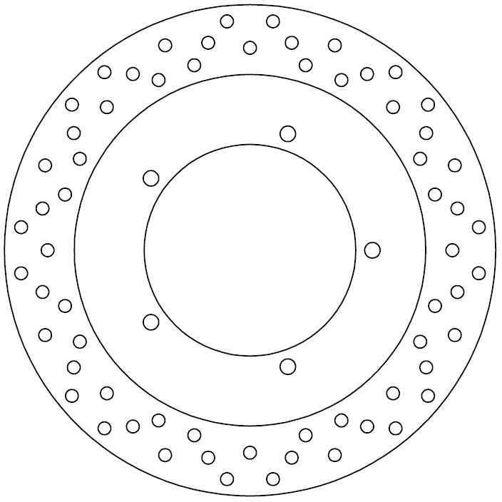 Yamaha Brake Disc Ø267x133x115 NbTrou5xØ8.5