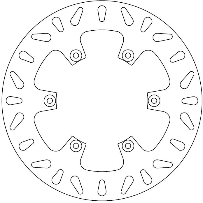 Beta Remschijf Ø240x125x110 NbHole6xØ6,5