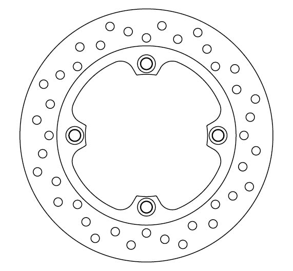 Remschijf Honda X-ADV 75 Ø240x135x116,5 NbHole4xØ10,5