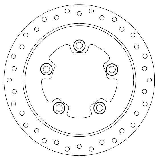 Kymco Brake Disc Ø240x110x87.5 NbTrou5xØ10.5