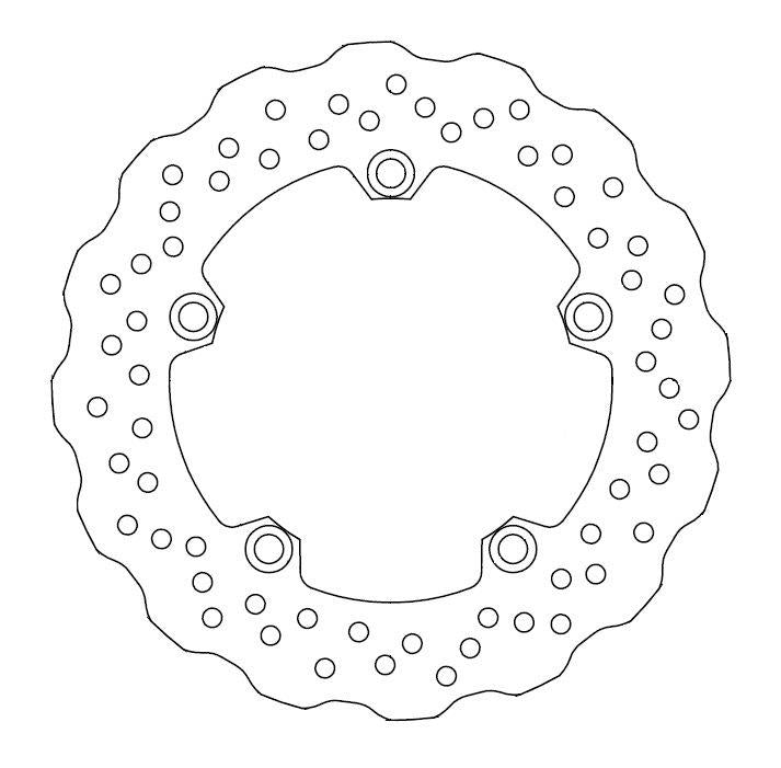 Suzuki Off-Road Brake Disc Ø245x150x132 NbHole5xØ10.5