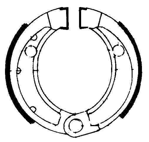 FERODO Organic Friction Brake Shoe