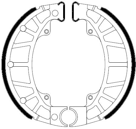 Machoire de frein FERODO Standard