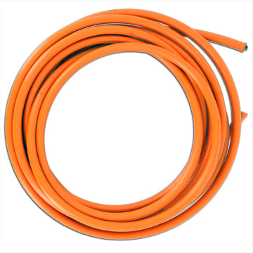 TUYAU TRESSE INOX EN ROULEAU GAINE ORANGE