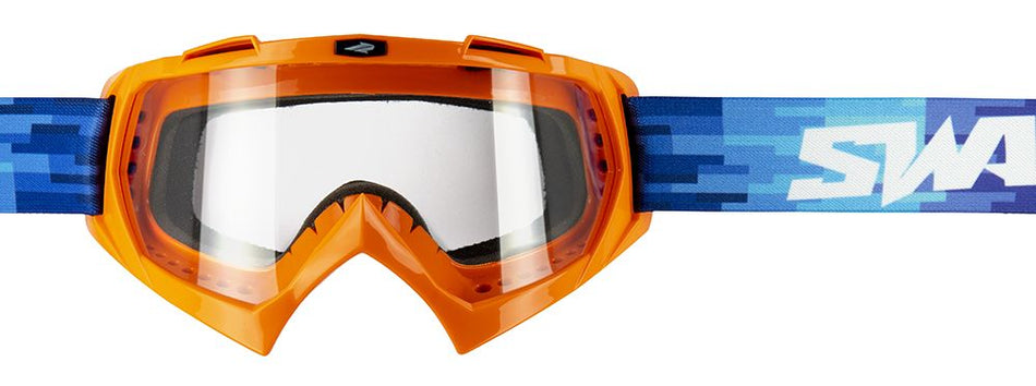 Masque Cross PIXEL Orange ECRAN CLAIR