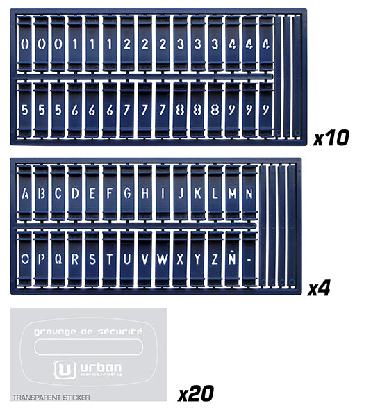 SRA Lot of engraving equipment