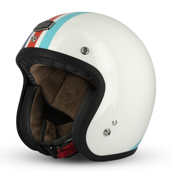 Jet CafeRacer S250 BcBlRg XS Blanc / Bleu / Rouge