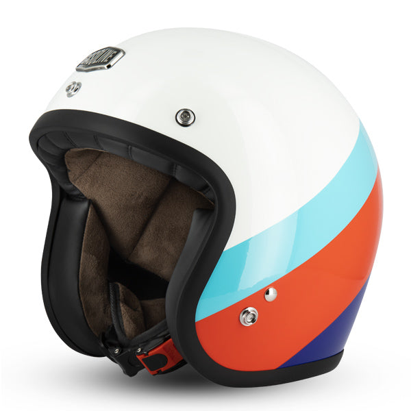 Jet CafeRacer S250 B/BC/R S Blanc / Bleu ciel / Rouge