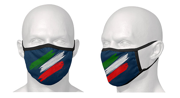 Masque de protection motif drapeau Italien