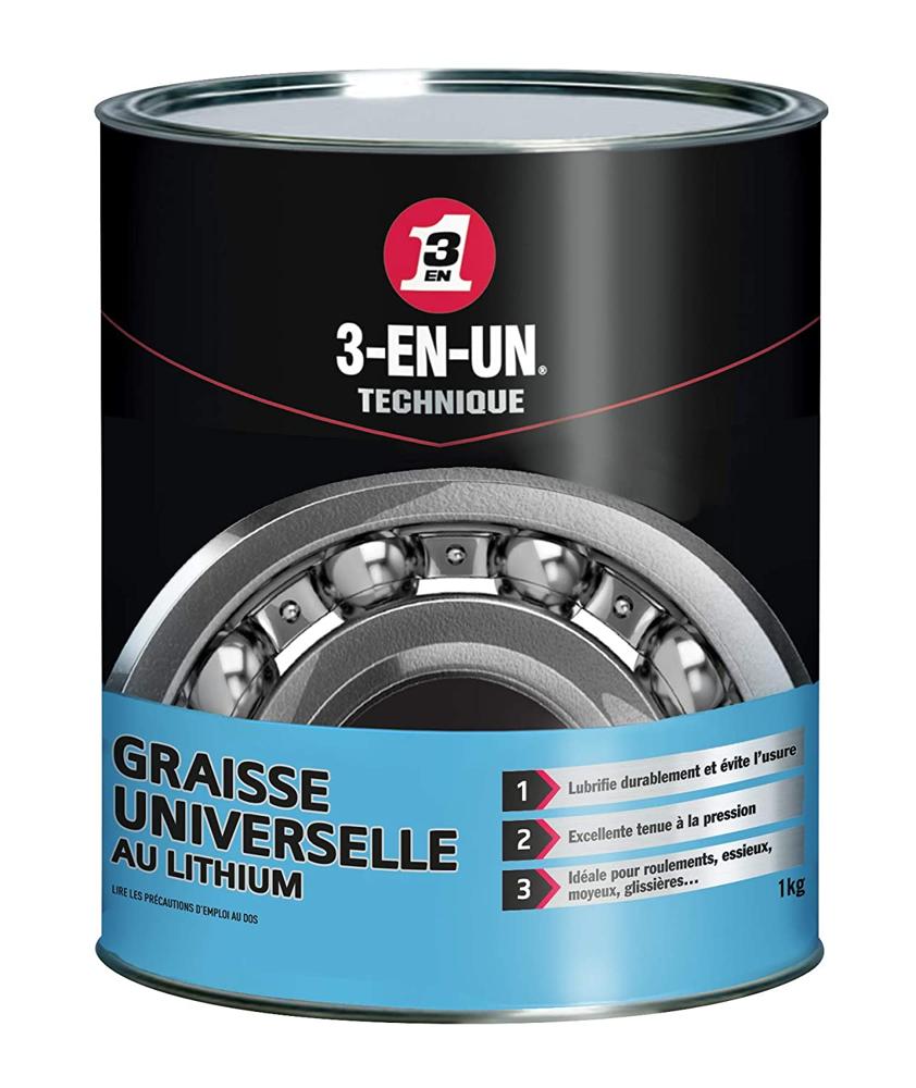 Graisse 1 kg 3-en-1 POT à l'unité