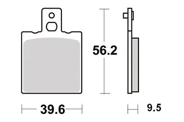 Plaquette PERFTEC Métal Fritté