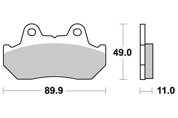 Plaquette PERFTEC R90 Semi-mét