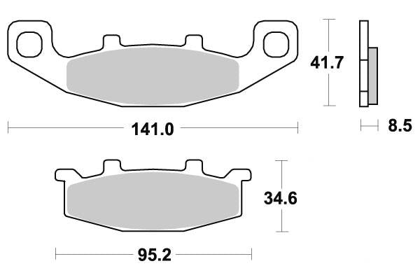 Plaquette PERFTEC R90 Semi-mét