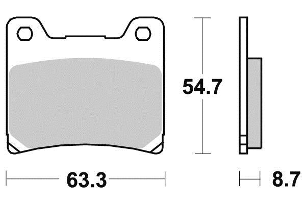 Plaquette PERFTEC Métal Fritté