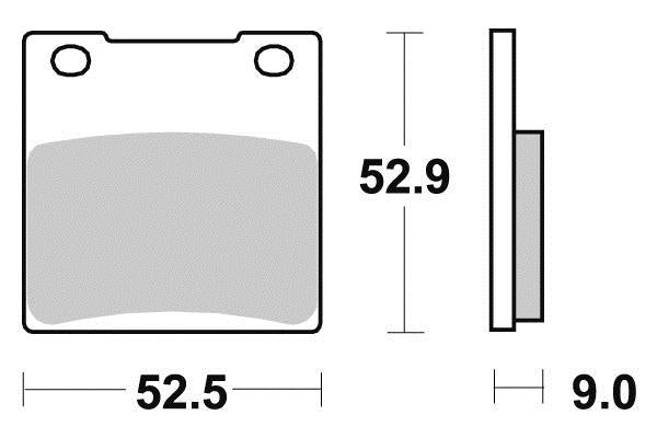 Plaquette PERFTEC Métal Fritté