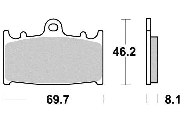 Plaquette PERFTEC R90 Semi-mét