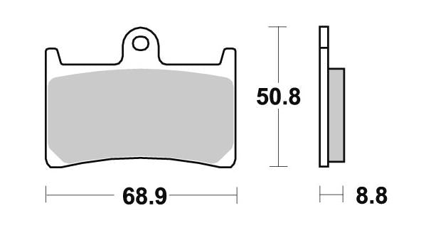 Plaquette PERFTEC Métal Fritté