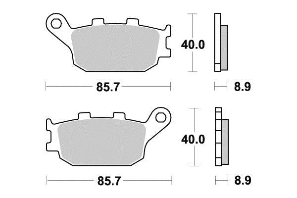 Plaquette PERFTEC R90 Semi-mét