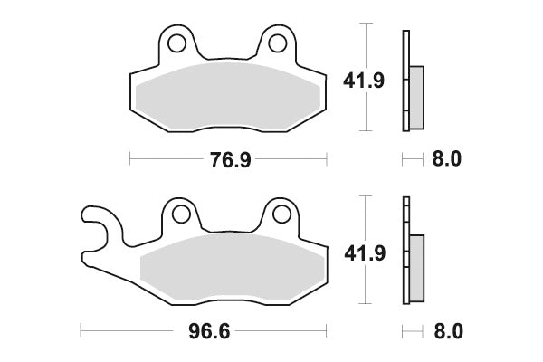 Plaquette PERFTEC R90 Semi-mét