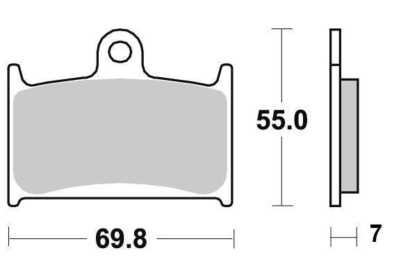 Plaquette Sifam Métal Fritté