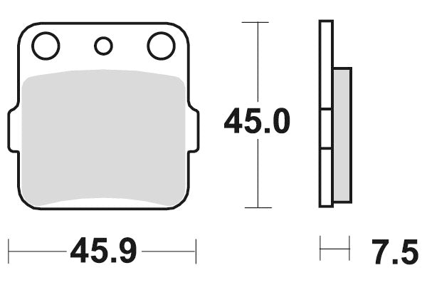 Plaquette PERFTEC R90 Semi-mét