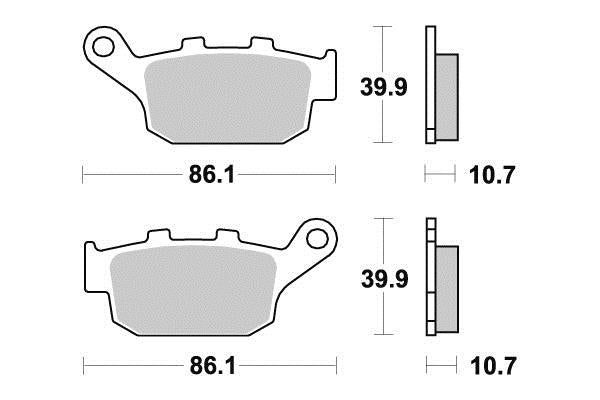 Plaquette PERFTEC Métal Fritté