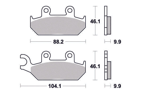 Plaquette Sifam Métal Fritté