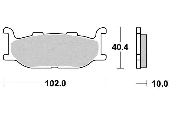 Plaquette PERFTEC R90 Semi-mét