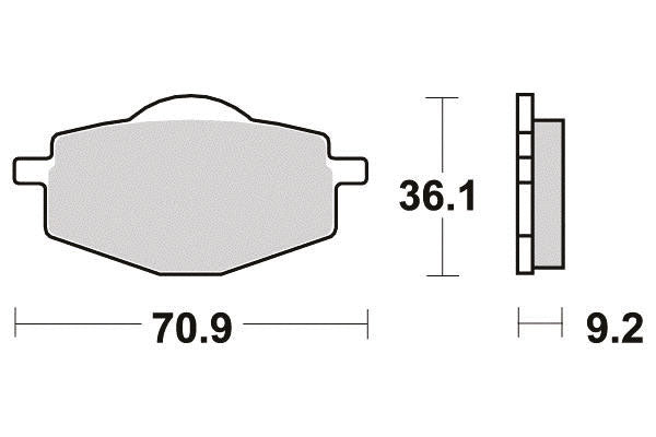 Plaquette PERFTEC Métal Fritté