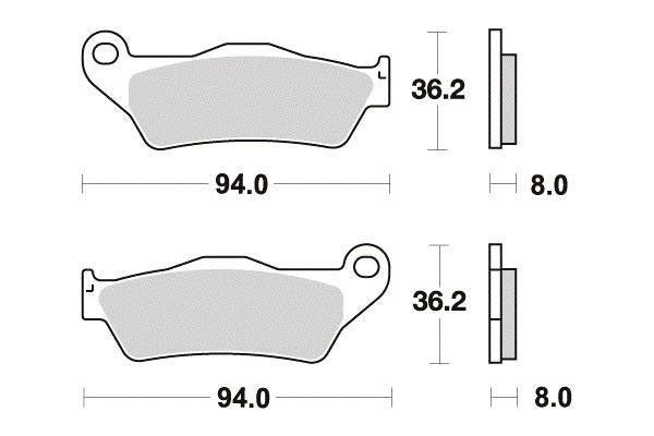 Plaquette PERFTEC R90 Semi-mét