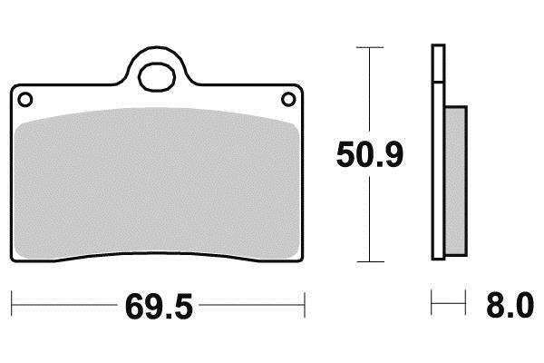 Plaquette Sifam Métal Fritté