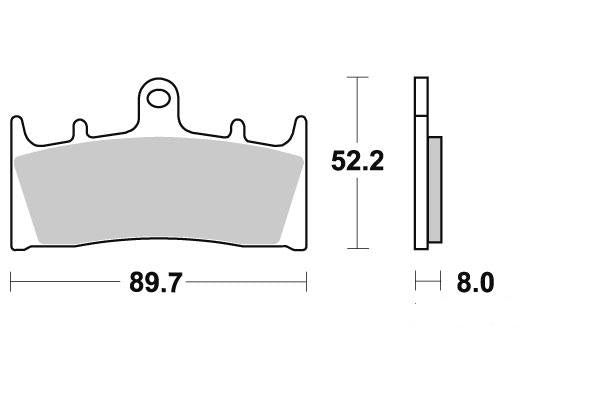 Plaquette PERFTEC Métal Fritté