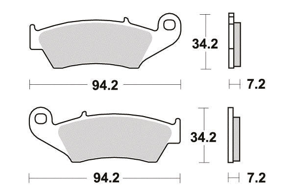 Plaquette PERFTEC R90 Semi-mét